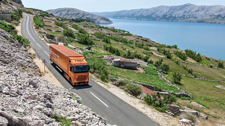 Internationale Transporte nach Mittlerer Osten