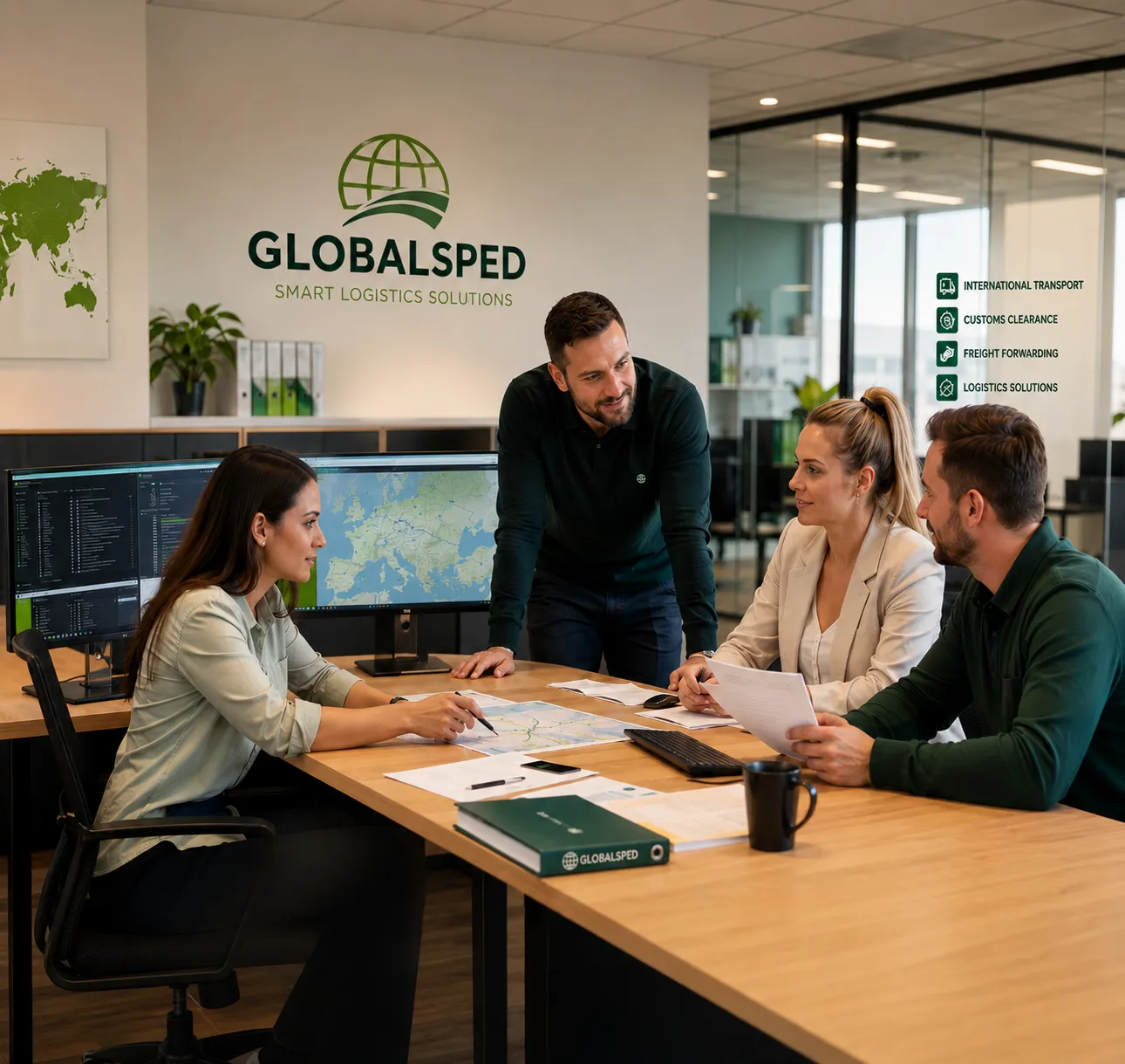 GLOBALSPED als internationale Spedition mit persönlicher Betreuung und erfahrenem Logistikteam